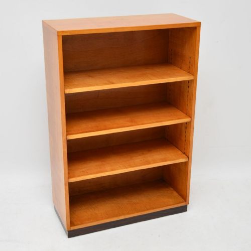 1920’S Original Art Deco Bookcase in Satin Birch & Rosewood