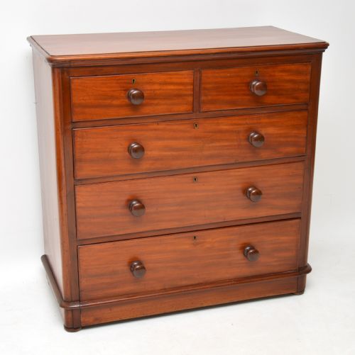 Antique Victorian Mahogany Chest of Drawers