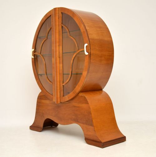 1930’S Original Art Deco Walnut Cabinet