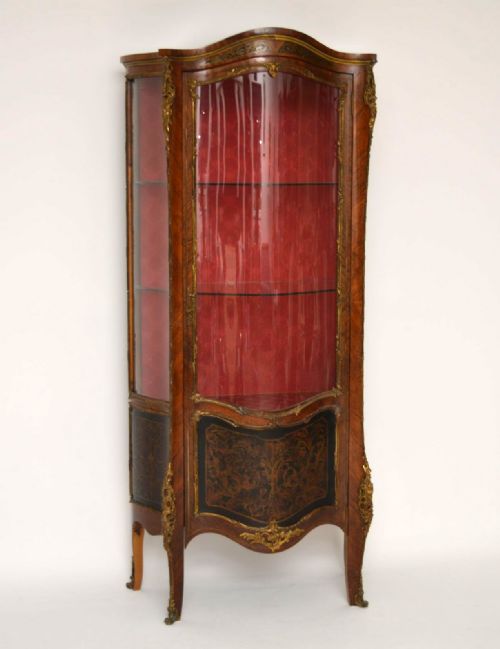 Antique French Ormolu Mounted Display Cabinet