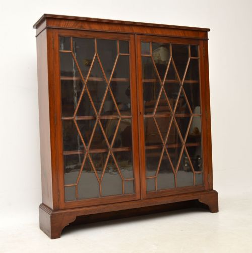 Antique Edwardian Mahogany Bookcase