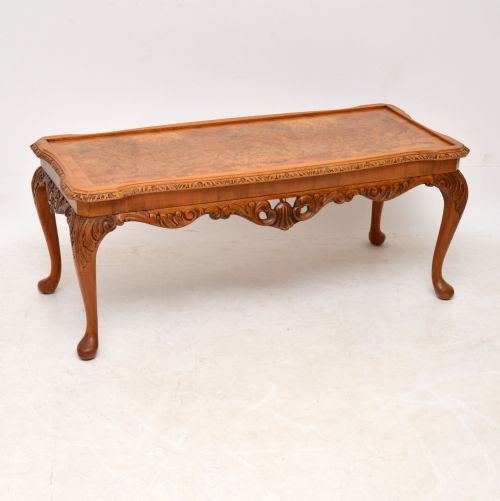 Burr Walnut Coffee Table