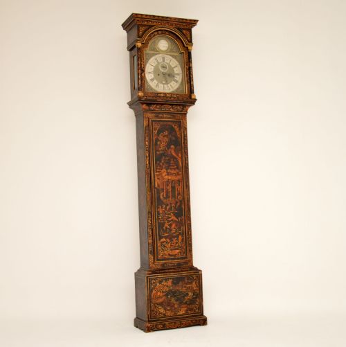 Antique Georgian Chinoiserie Grandfather Clock