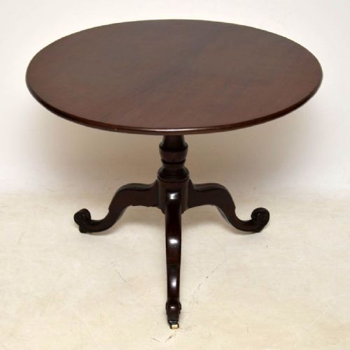 Antique George III Mahogany Tripod Table