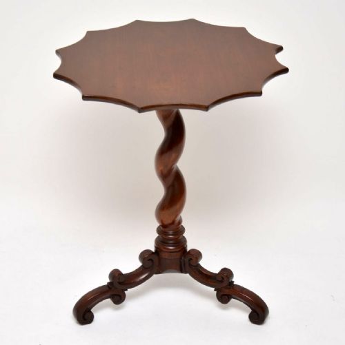 Antique William IV Mahogany Barley Twist Table