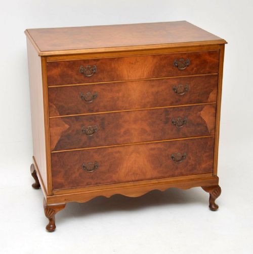 Antique Burr Walnut Chest of Drawers