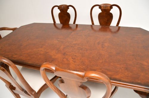 fig 1. Burr Walnut Dining Chairs & Table