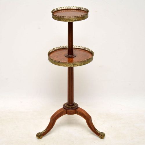 Antique French Inlaid Parquetry Etagere