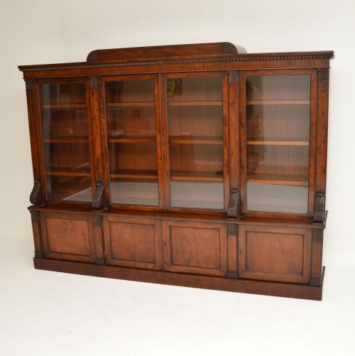 fig 2. Antique George IV Mahogany Dwarf Bookcase