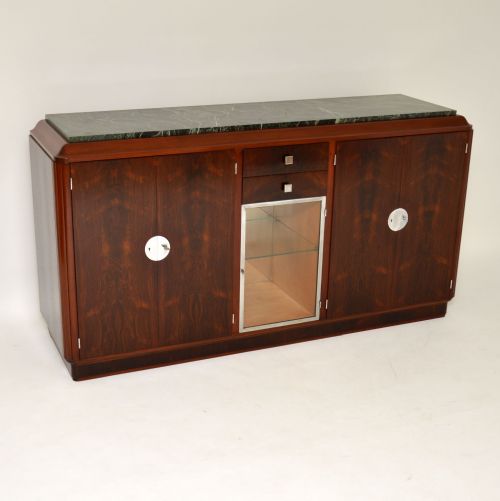 1920’S French Art Deco Rosewood & Marble Sideboard