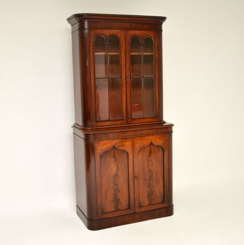 Antique William IV Mahogany Library Bookcase