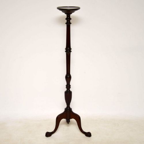 Antique Georgian Style Mahogany Torchere Stand