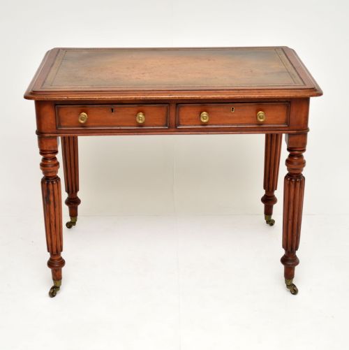 fig 1. Antique William IV Mahogany Writing Table