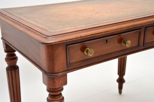 fig 2. Antique William IV Mahogany Writing Table