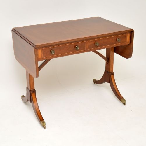 Antique Mahogany Regency Style Sofa Table