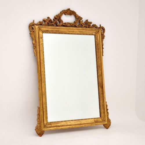 Antique French Gilt Wood Mirror