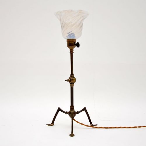 Antique Arts & Crafts Table Lamp by W.a.s Benson