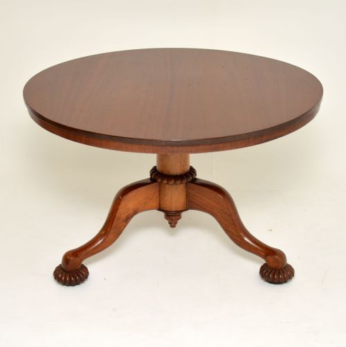 Antique William IV Mahogany Tilt Top Dining Table