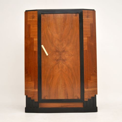 fig 1. Art Deco Figured Walnut Compactum Wardrobe