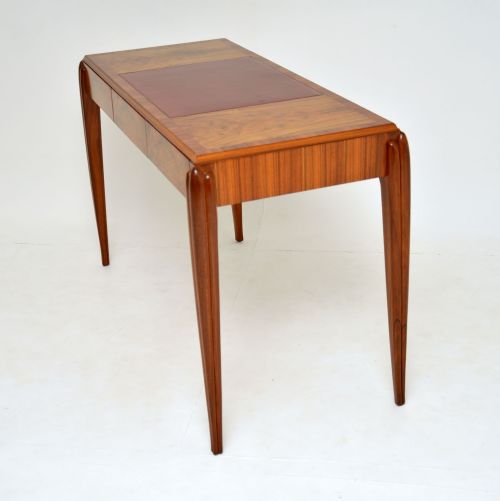 fig 3. Art Deco Vintage Walnut Writing Table by McIntosh