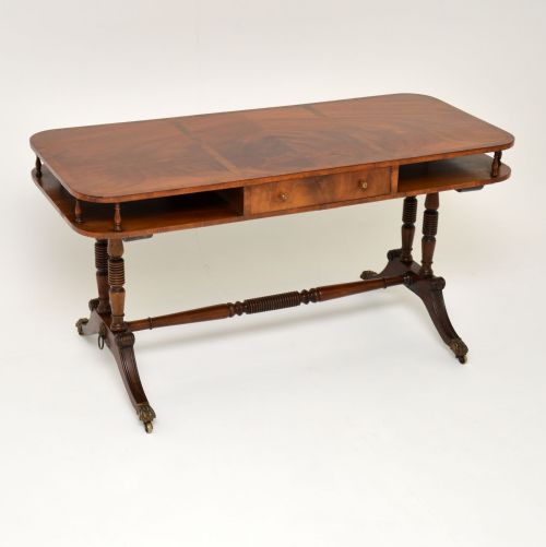 Antique Mahogany Regency Style Coffee Table
