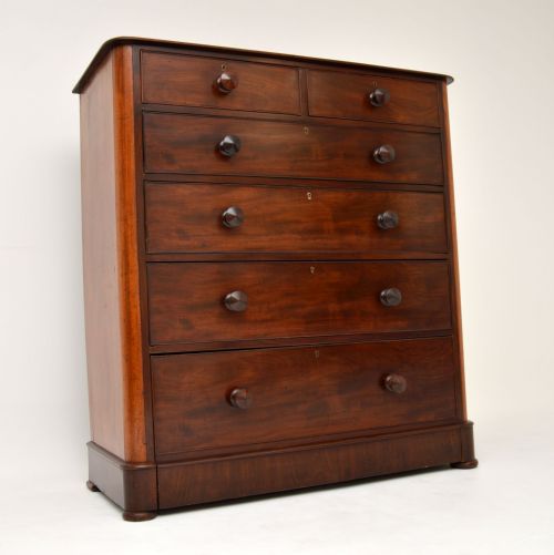 Large Antique William IV Mahogany Chest of Drawers