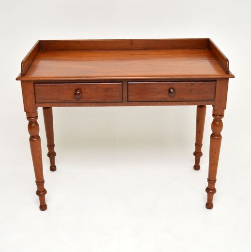 fig 1. Antique Victorian Mahogany Writing Table