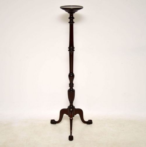 Antique Georgian Style Mahogany Torchere Stand

