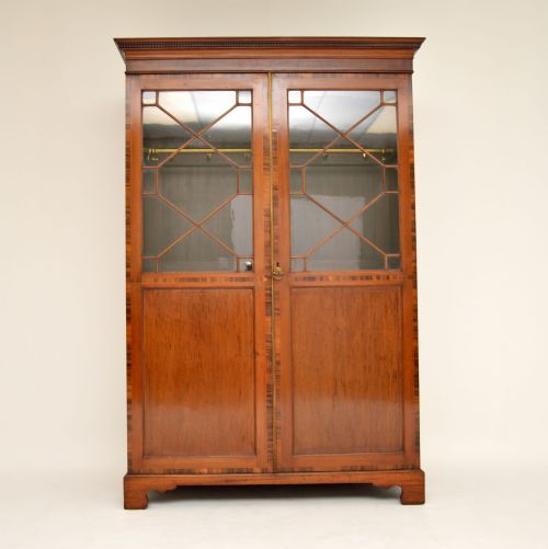 fig 1. Antique Inlaid Mahogany Wardrobe