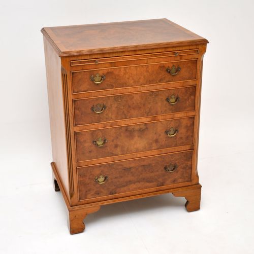 Antique Georgian Style Burr Walnut Chest of Drawers