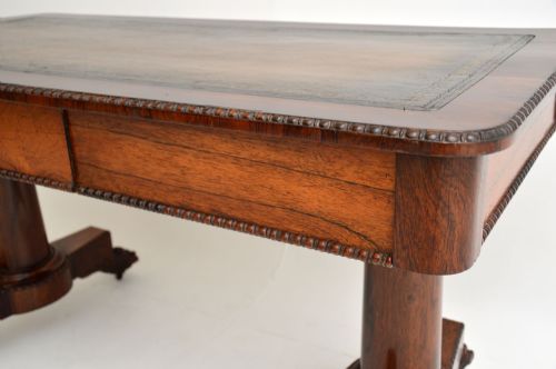 fig 1. Antique William IV Rosewood Writing Table