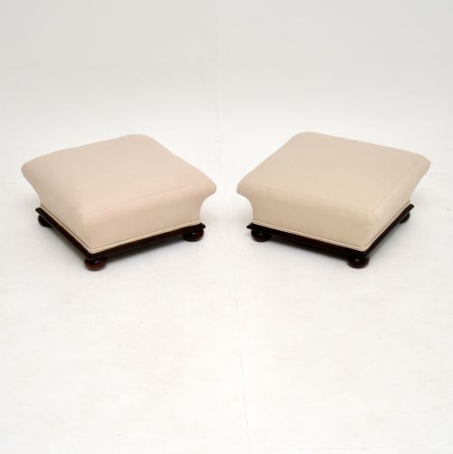 Pair of Antique Victorian Foot Stools
