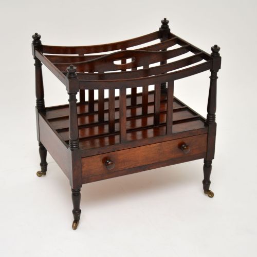 Antique Georgian Mahogany Canterbury