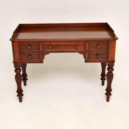 fig 1. Antique William IV Mahogany Writing Table