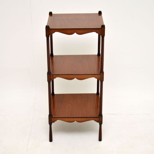 fig 1. Antique Edwardian Inlaid Mahogany Side Table