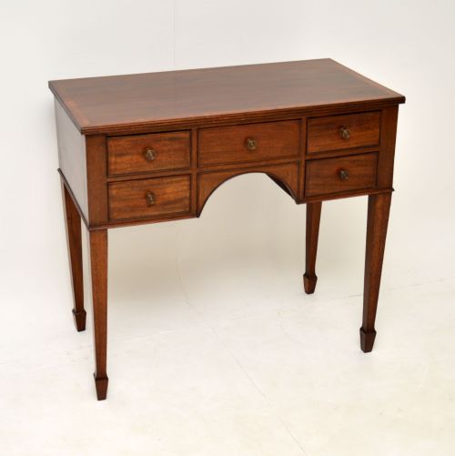 Antique Georgian Mahogany Low Boy Side Table