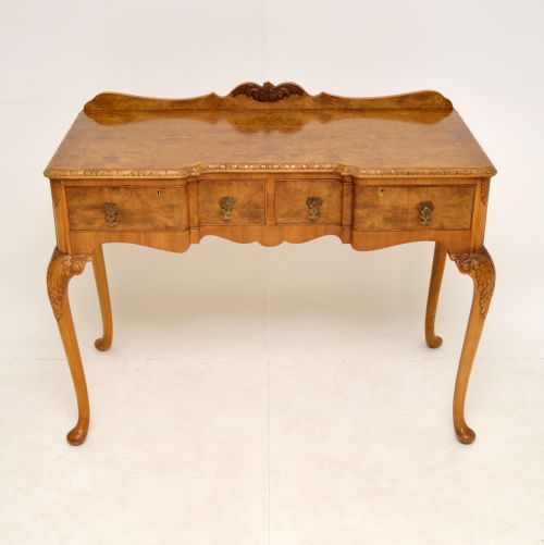 fig 1. Antique Burr Walnut Server Side Table