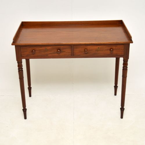 fig 1. Antique Victorian Mahogany Writing Table