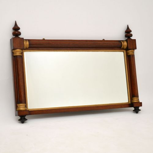 Antique William IV Rosewood & Gilt Mirror
