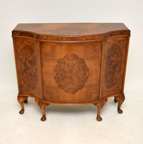 Antique Burr Walnut Cabinet / Sideboard
