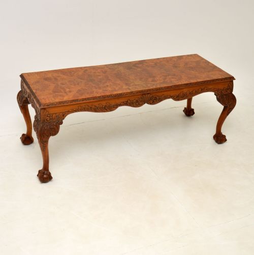 Antique Burr Walnut Coffee Table