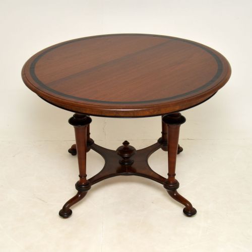 fig 2. Antique Victorian Walnut Dining Table