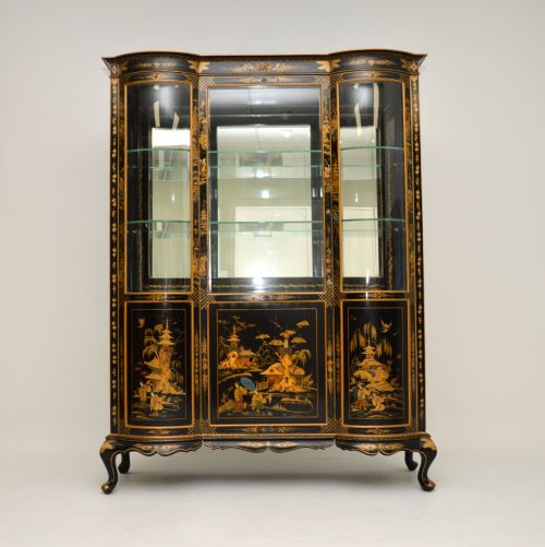 fig 1. Antique 1920’s Chinoiserie Display Cabinet