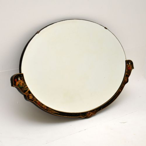 Antique Chinese Style Chinoiserie Mirror
