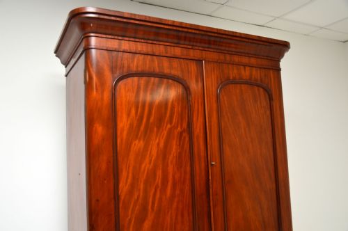 fig 2. Antique Victorian Mahogany Linen Press
