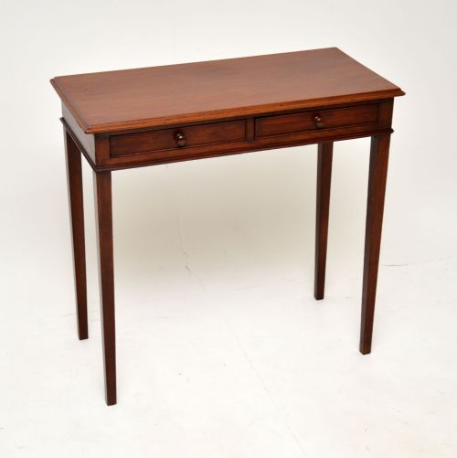 Antique Georgian Mahogany Writing / Side Table
