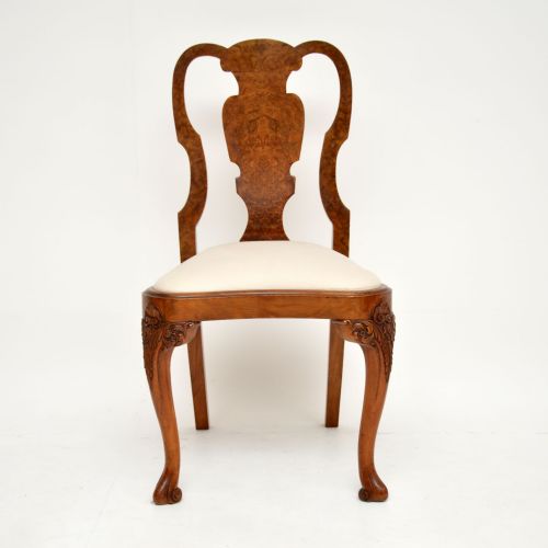 fig 2. Antique Burr Walnut Dining Table & Chairs