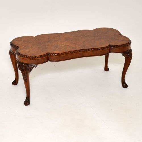 Antique Burr Walnut Coffee Table