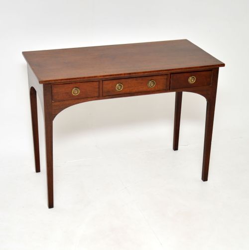 Antique Georgian III Period Mahogany Side Table
