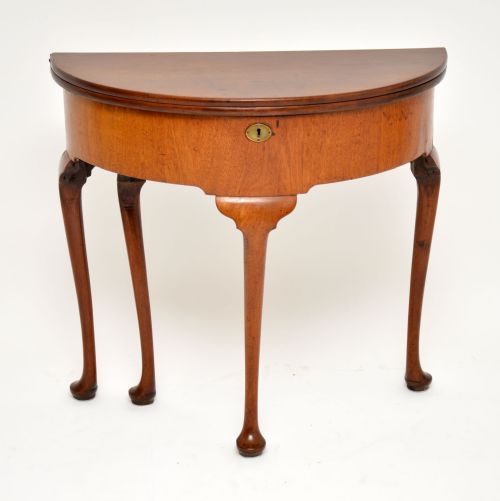 fig 1. Antique Georgian Mahogany Tea Table